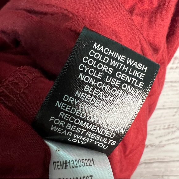 Torrid 2X Super Soft Scoop Neck Smocked Front Panel Top Orange Rayon - Picture 8 of 10